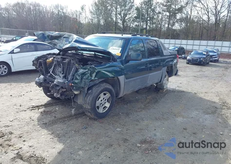 2002 Chevrolet Avalanche 1500 from USA, damaged, VIN 3GNEK13T52G177578